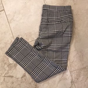 H&M Cropped Dogstooth Pants